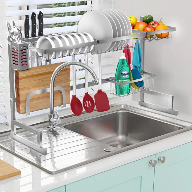 Sorbus Over-The-Sink Dish Drying Display Rack Stand & Reviews | Wayfair