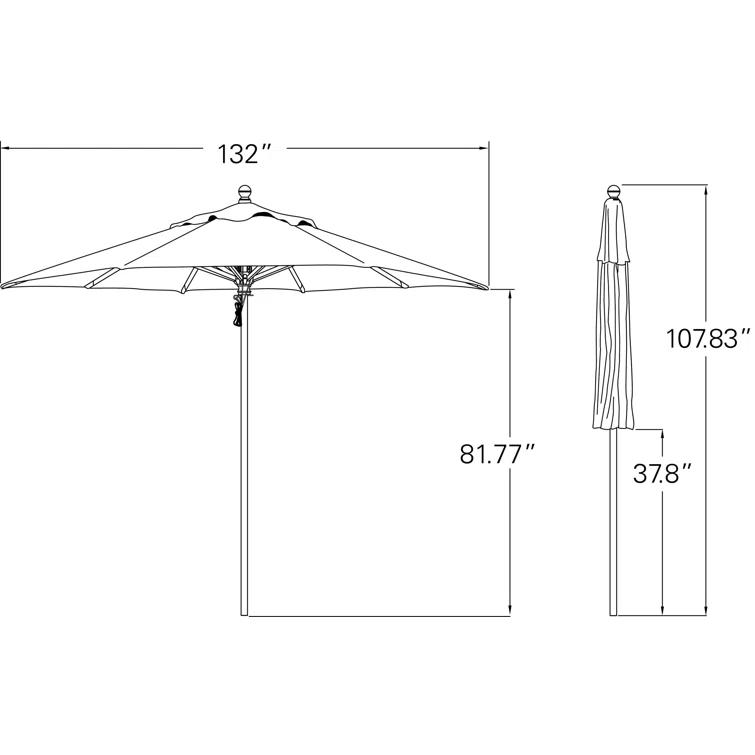 Darlington 132'' Outdoor Umbrella