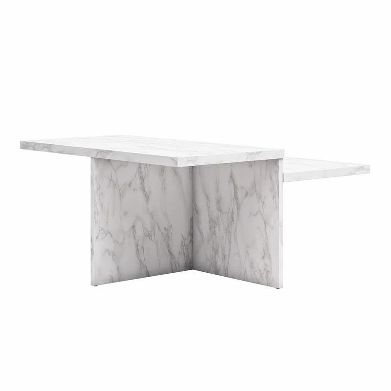 CosmoLiving by Cosmopolitan Brielle Two-Tiered Coffee Table