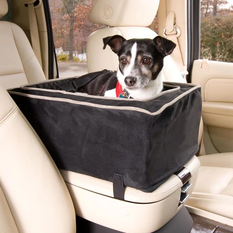 Snoozer Pet Products Luxury Lookout Console Pet Car Seat in Microsuede