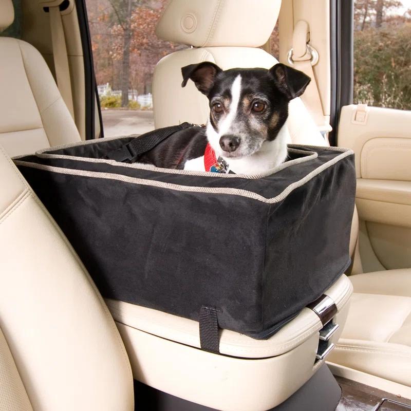 Snoozer Pet Products Luxury Microsuede Lookout Console Dog Car Seat