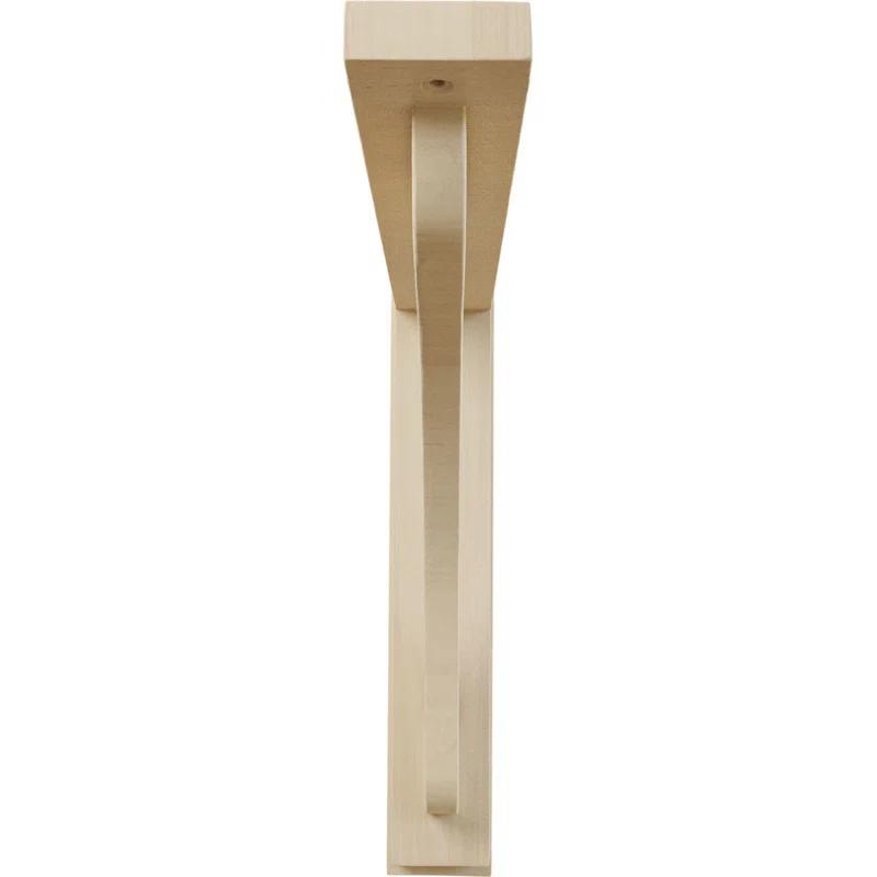 Ekena Millwork Reese H 2.5'' W D Wood Bracket / Corbel