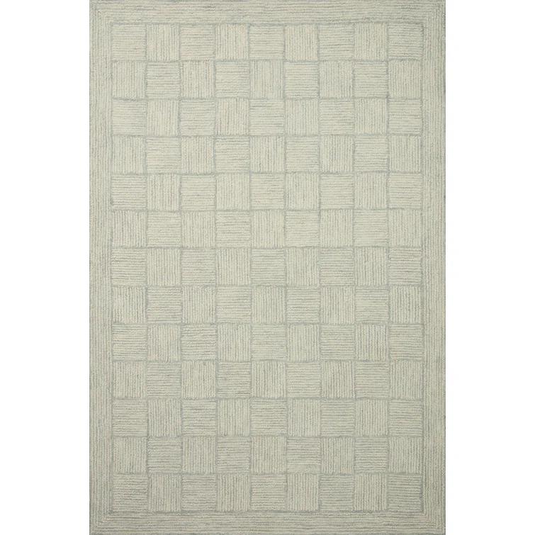 Chris Loves Julia x Loloi Chris Loves Julia x Loloi Francis Collection FRA-03 Silver / Sky, Contemporary  Area Rug