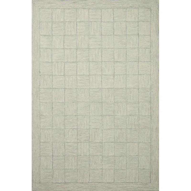 Chris Loves Julia x Loloi Chris Loves Julia x Loloi Francis Collection FRA-03 Silver / Sky, Contemporary  Area Rug