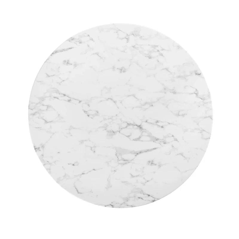 Modway Lippa Round Artificial Marble Dining Table by Modway