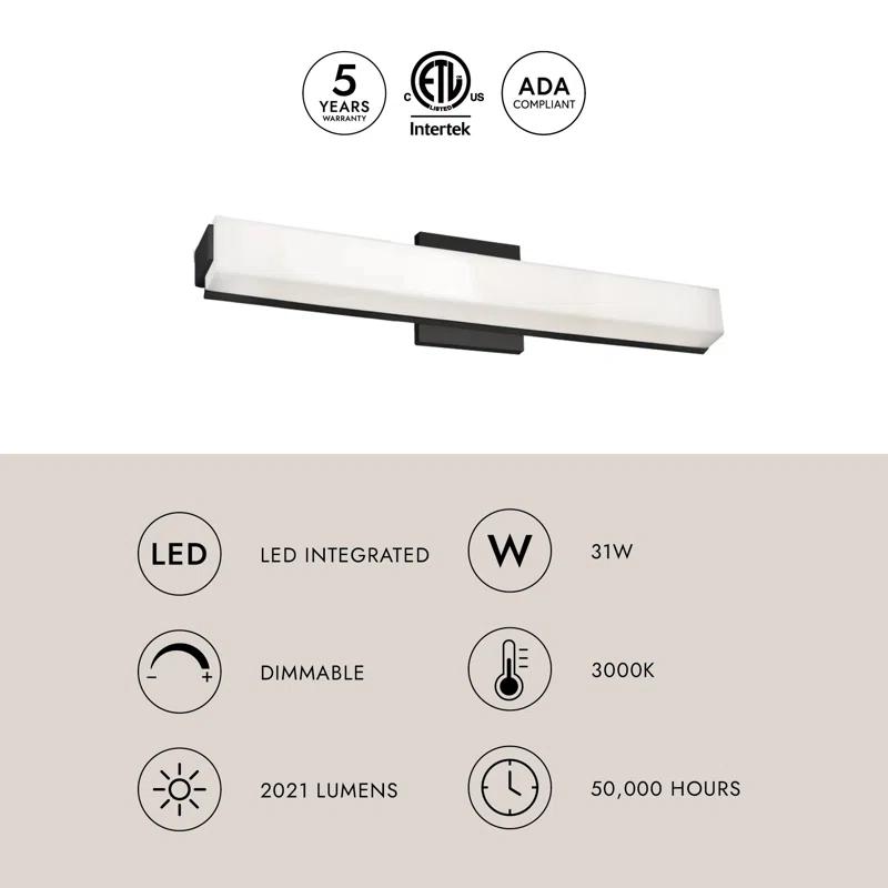 Kuzco Lighting Longitude Dimmable LED Bath Bar