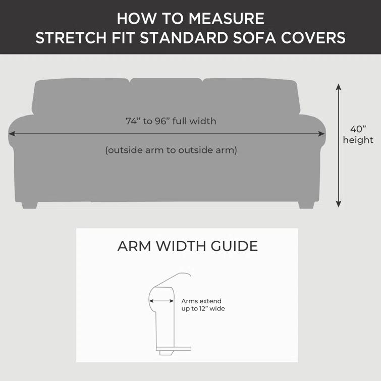 Sure Fit Box Cushion Sofa Slipcover