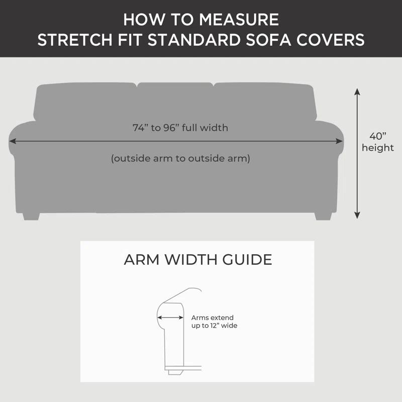 Sure Fit Box Cushion Sofa Slipcover