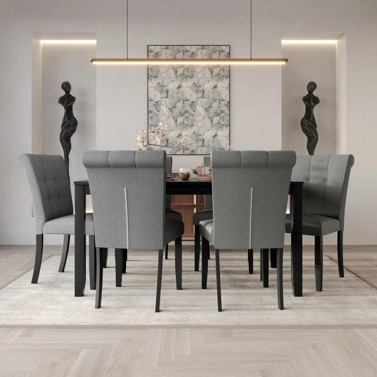 Lark Manor™ Danina Dining Set With Upholstered Chairs And 59" Rectangular Table