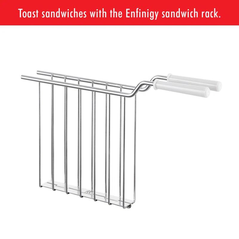 ZWILLING ® Enfinigy Silver 2-Slice Toaster