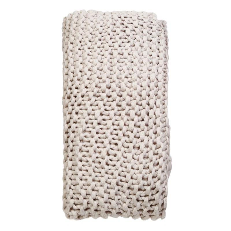 Finn Throw by Pom Pom at Home - Taupe