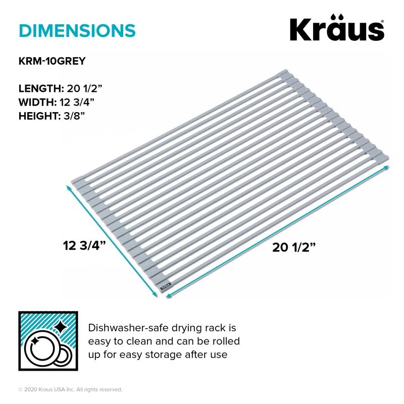 Kraus Kore Over the Sink Dish Rack