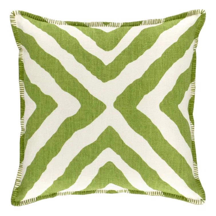 Pine Cone Hill Henri Ikat Linen Reversible Pillow Cover