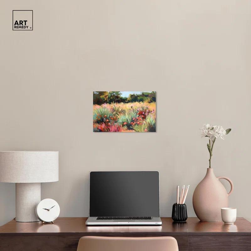 Art Remedy Rose Garden Harmony Canvas Classic Floral Art by Art Remedy