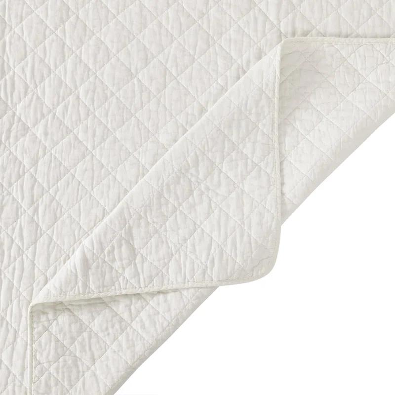 Indigo Hill by HiEnd Accents Cotton Comfort Solid Color Classic Chic Casual Modern Rustic Quilt Set