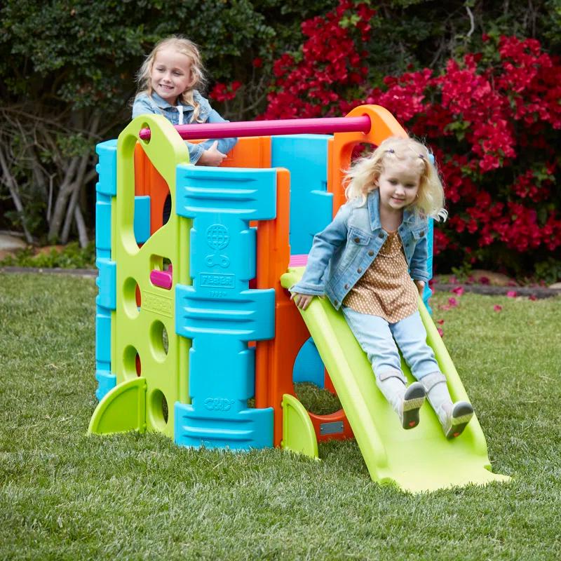 ECR4Kids ECR4Kids Activity Park Indoor and Outdoor Playset, Play Structure, Vibrant