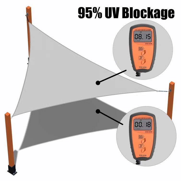 Royal Shade Royal Shade Rectangle 200 GSM Sun Shade Sail
