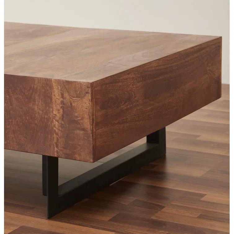 Mullins Extendable Sled Coffee Table with Storage