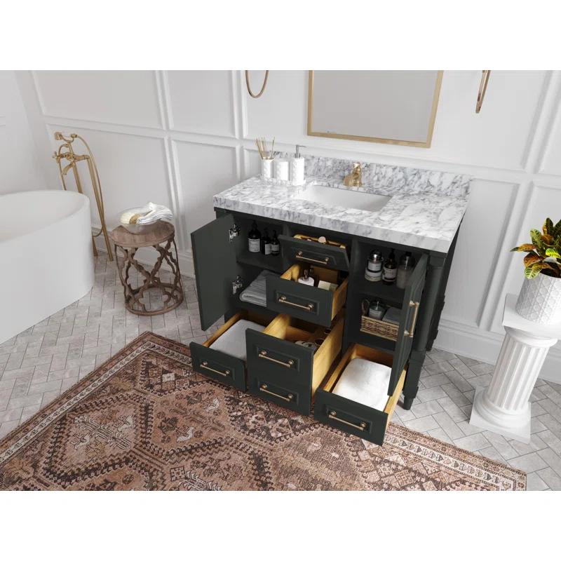 Willow Collections Aberdeen 42'' Single Bathroom Vanity with Quartz Top