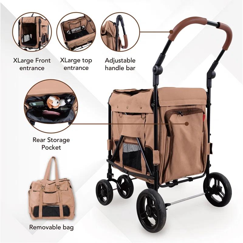 Ibiyaya Gentle Giant Pet Wagon - Dirty Peach