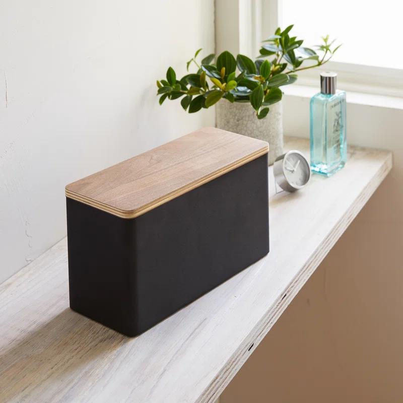 Yamazaki Home Rin Yamazaki Home Countertop Organizer Bathroom Kitchen Toiletries Holder, Sliding Divider
