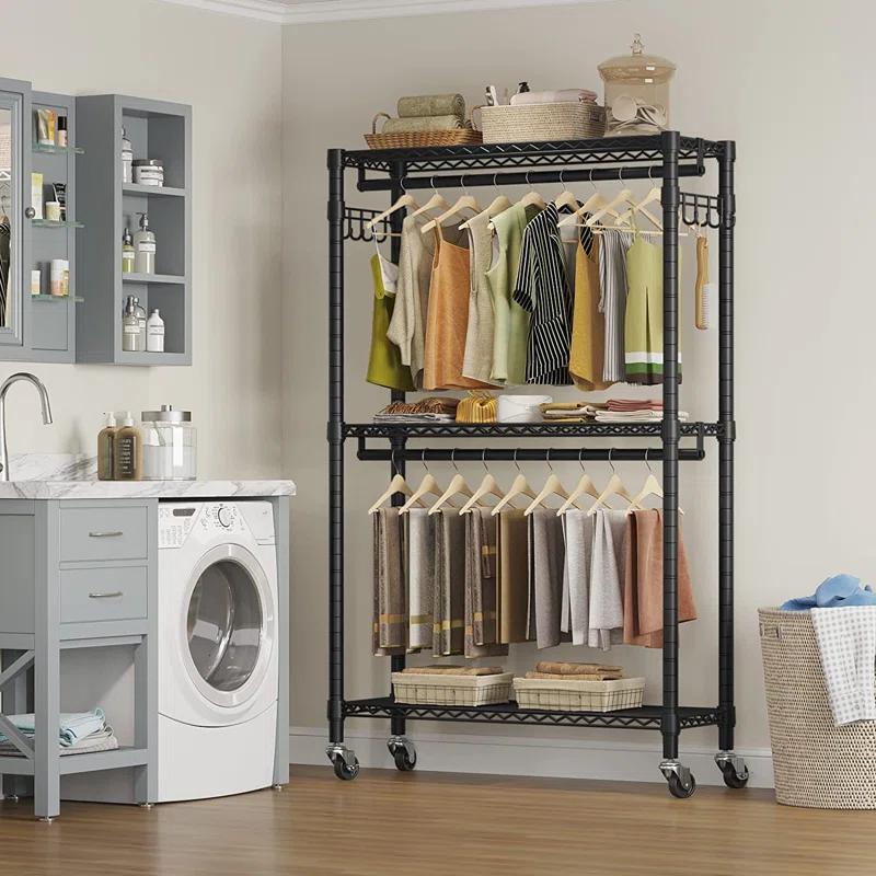 SOOTBA Rolling Clothes Hanger