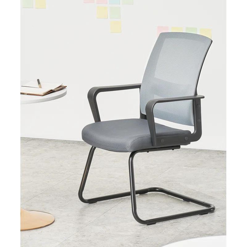 Clatina Waiting Room Chair with Metal Frame
