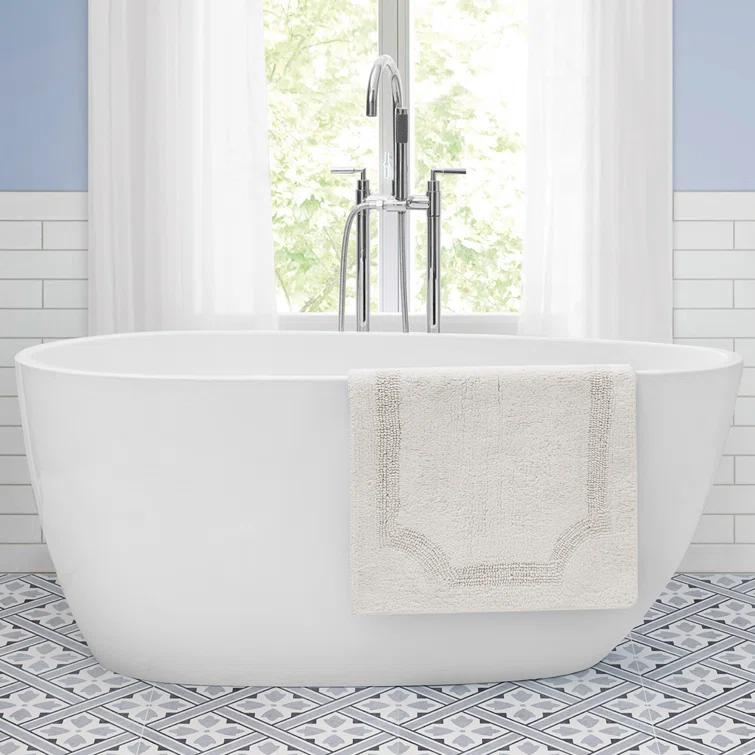 Laura Ashley Laura Ashley Reversible Cotton Bath Rug