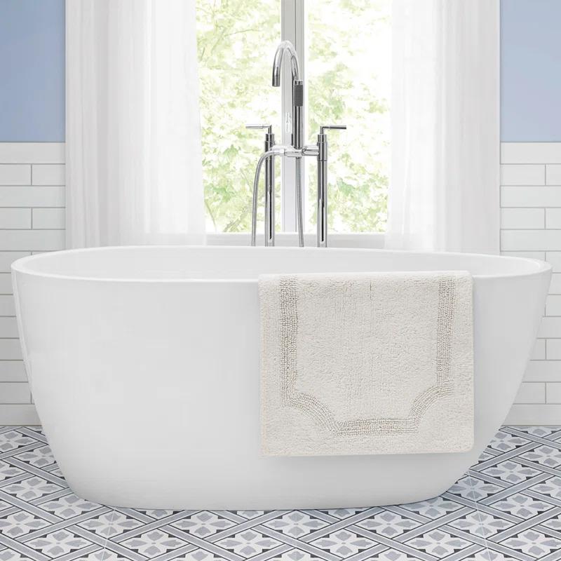 Laura Ashley Laura Ashley Reversible Cotton Bath Rug