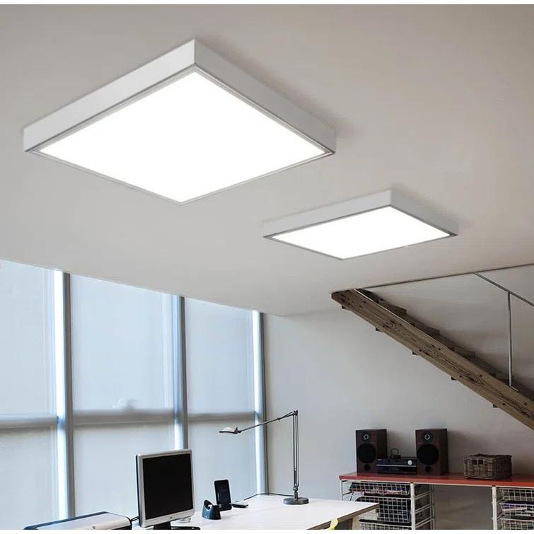 eSenLite Dimmable Square Troffer Ceiling Light