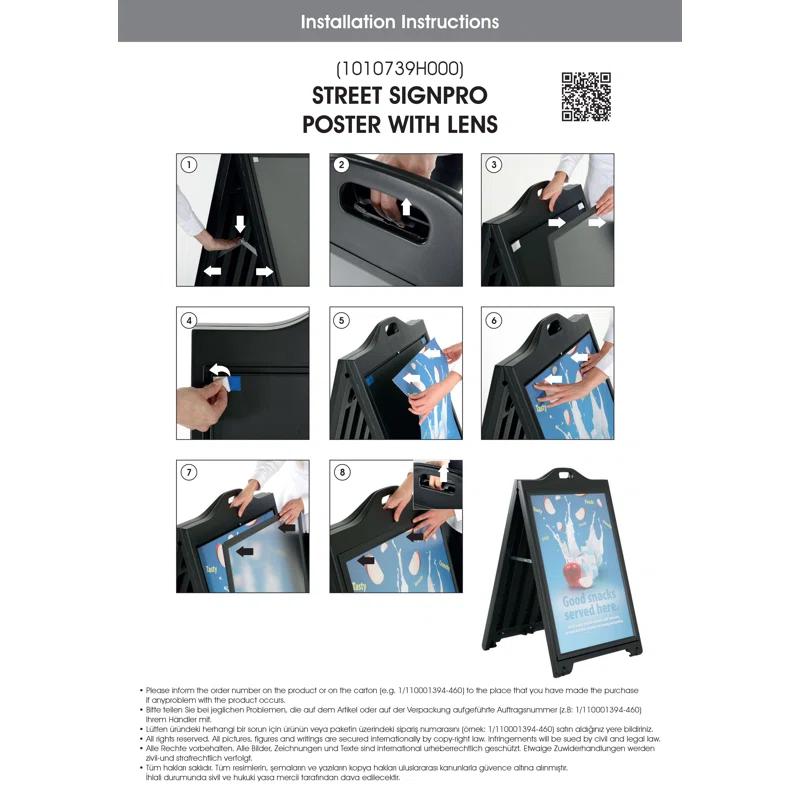 MT Displays Double-Sided Folding Sandwich Board (Set of 5)