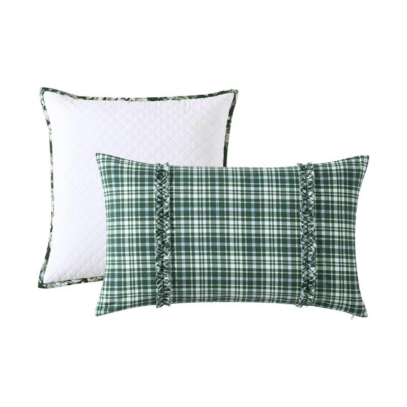 Laura Ashley Laura Ashley Bramble Floral Cotton Reversible Comforter Bonus Set