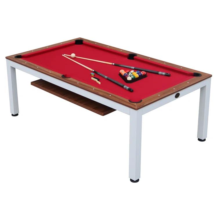 Playcraft Playcraft Glacier 7' Pool Table with Dining Top and Steel Legs