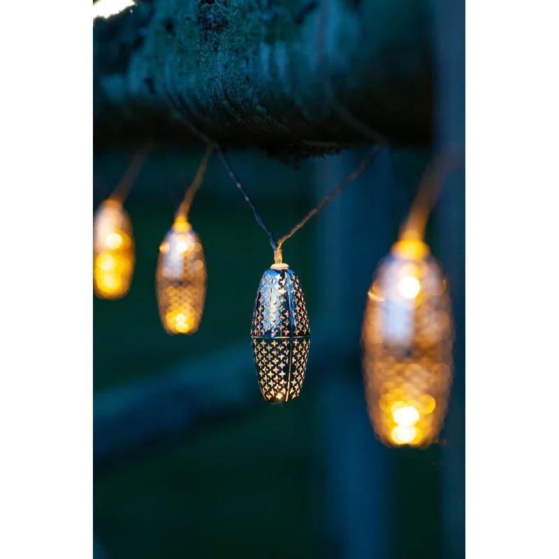 Marrakesh Metal Solar String Lights