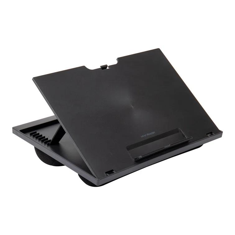 Mind Reader Mind Reader Lap Desk Laptop Stand, Bed Tray, Collapsible, Cushion, Portable, Dorm, Plastic, 14.75"L x 11"W x 7.3"H