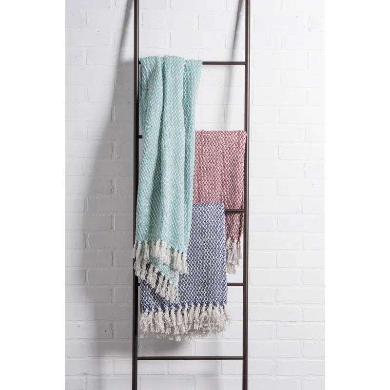 Design Imports Hand Woven Throw Blanket