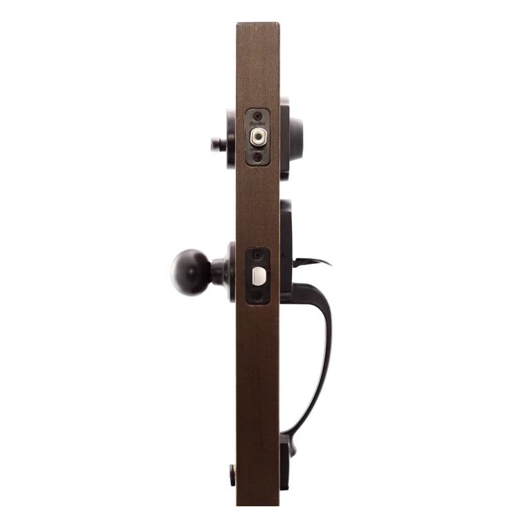 Copper Creek Copper Creek Handleset with Single Cylinder Deadbolt and Door Knob and Heritage Rosette