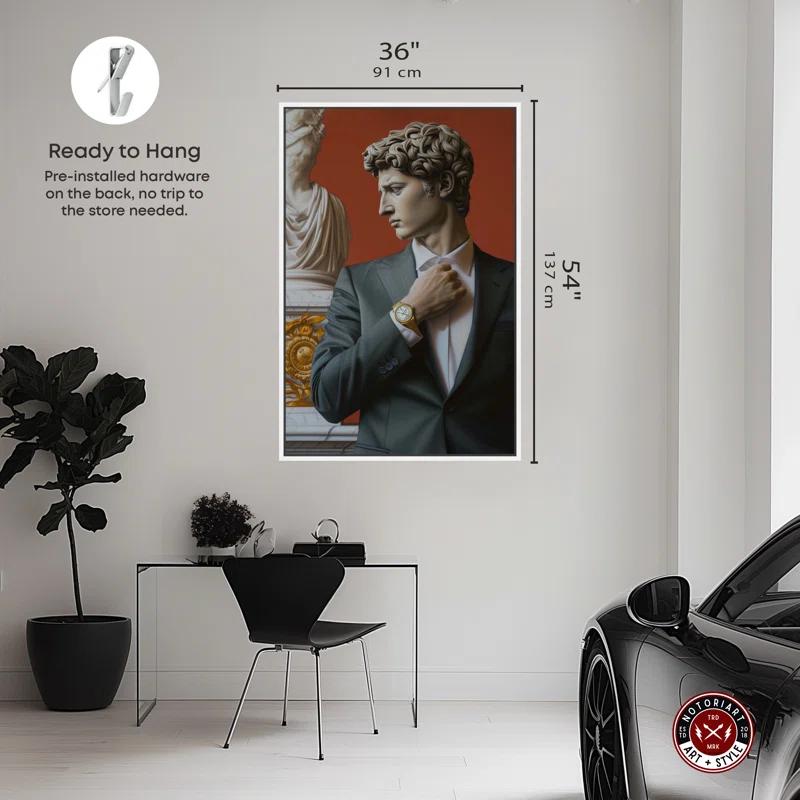 Notori Art Notoriart Sculpture With Style Framed Style 1 Piece Canvas Wall Art