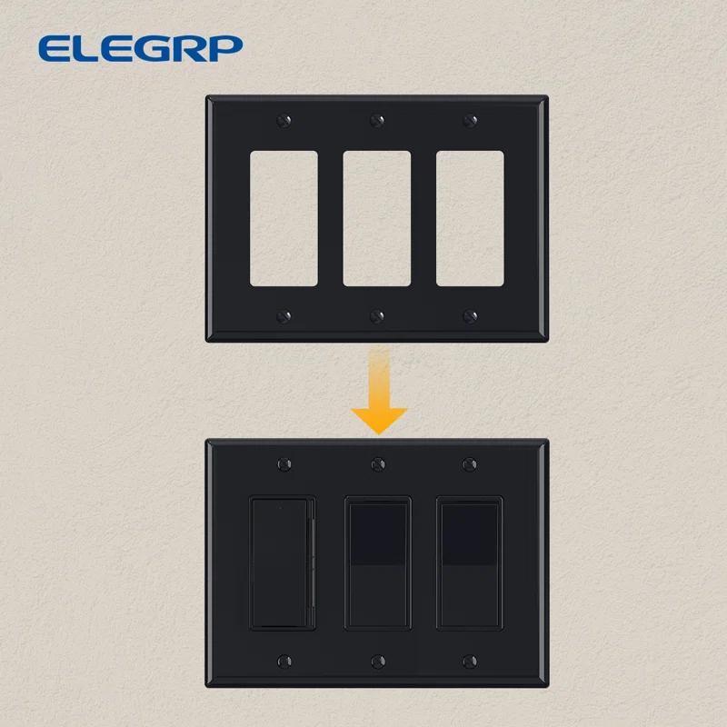 ELEGRP No Subject 3 - Gang Rocker Wall Plate