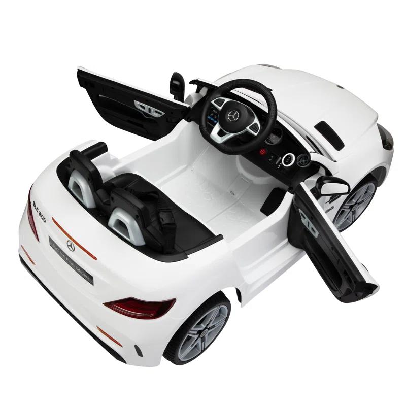 Aosom 12V Electric Car for Kids Ride On Toy Battery Powered Toddler Electric Vehicles Big Wheels for Girls to Drive