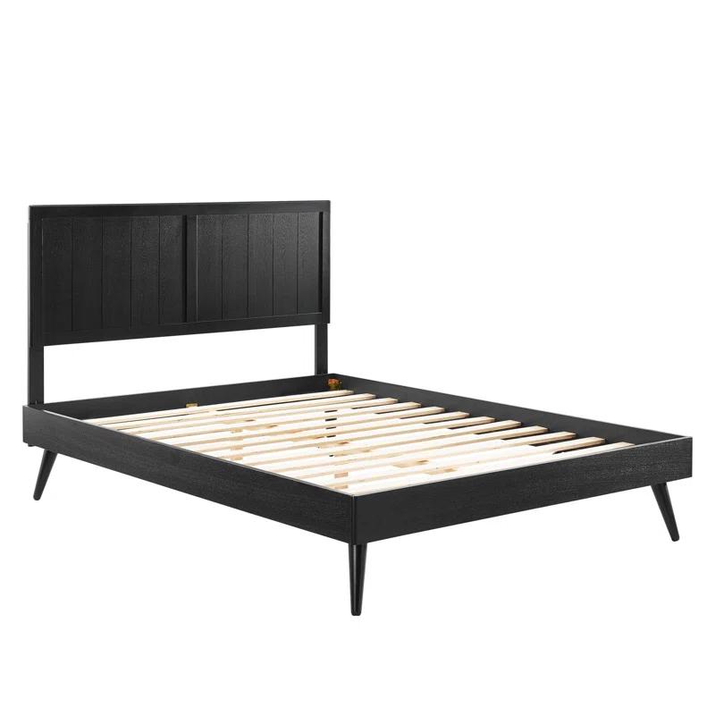 Modway Alana Wood Platform Bed with Splayed Legs