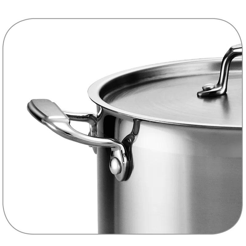 Tramontina Tramontina Gourmet Aluminum Stock Pot with Lid