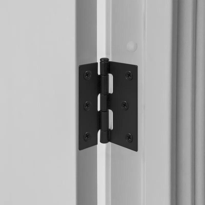 Prime-Line Screen Door Replacement Hinges, 3 in. Long, Steel, Black (Set of 2)