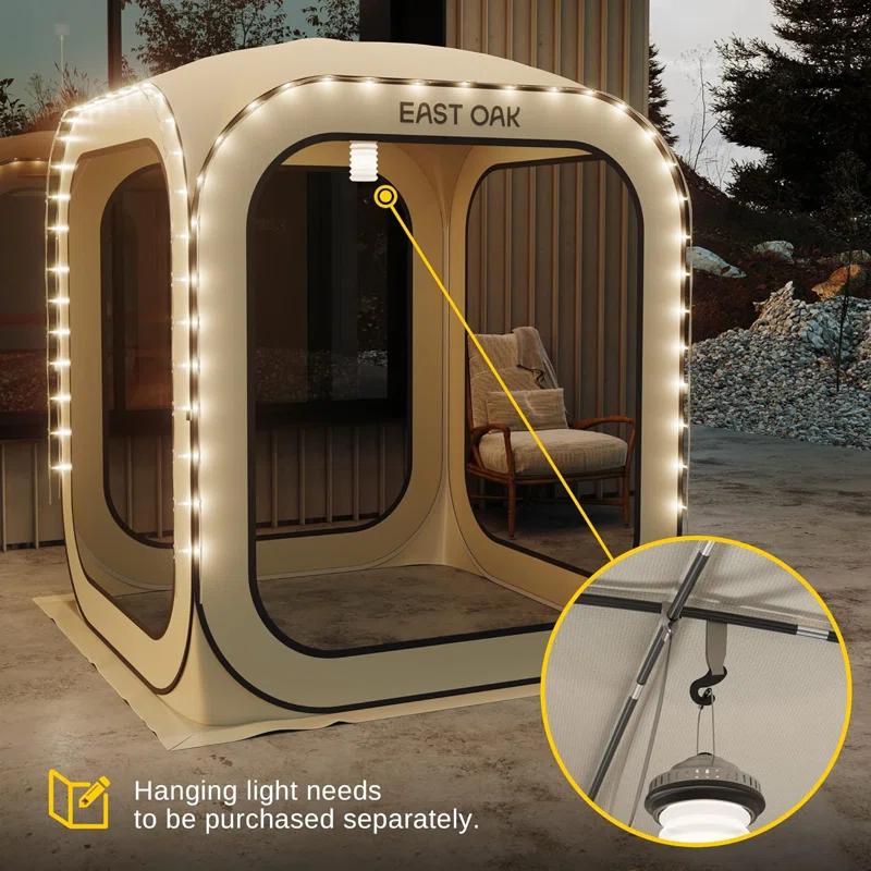 EAST OAK EAST OAK Screen House Tent Pop-Up 6 x 6 FT