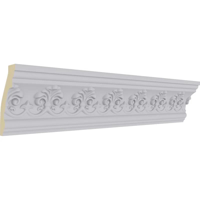 Ekena Millwork 3 7/8"H x 2 1/8"P x 4 1/2"F x 94 1/2"L Hampshire Crown Molding