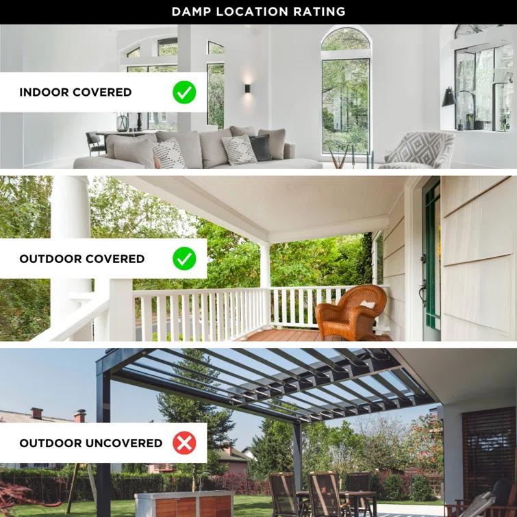 Matthews Fan Company Patricia 52'' Ceiling Fan with LED Lights