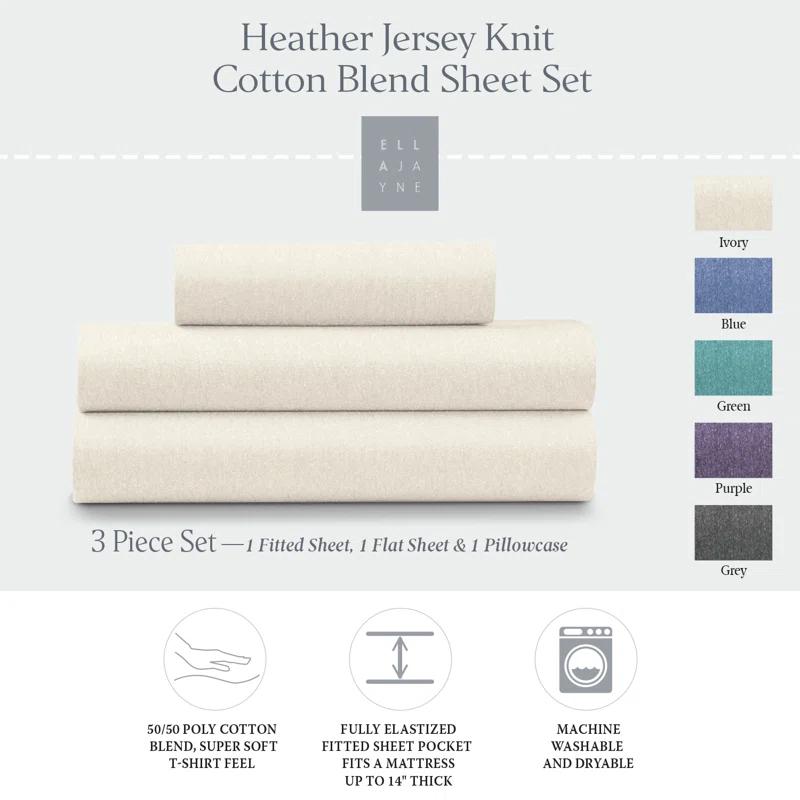 Ella Jayne Home Ella Jayne Jersey 4-Piece Sheet Set