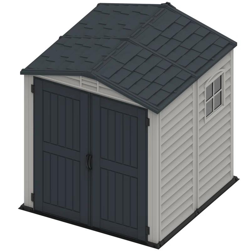 Duramax Building Products Storemate Plus 6 ft. 3 in. W x 6 ft. 3 in. D Plastic Storage Shed