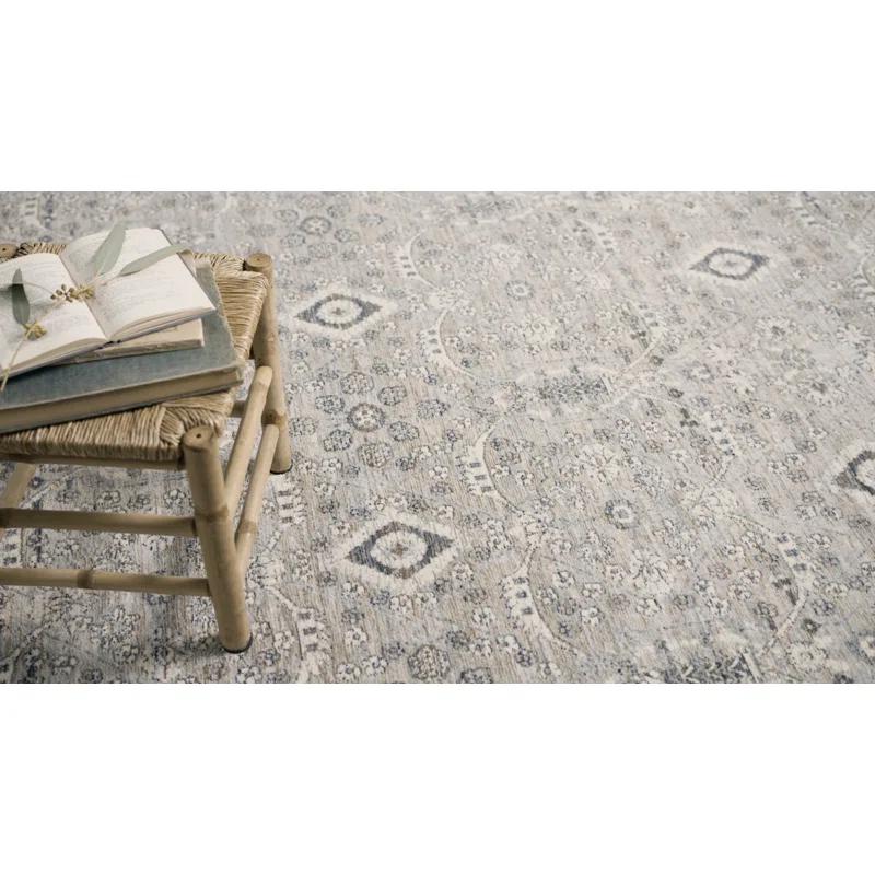Amber Lewis x Loloi Amber Lewis x Loloi Zuma Silver / Sky Area Rug