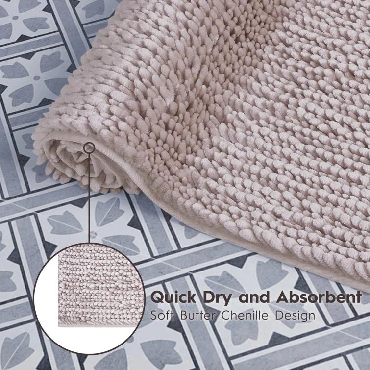 Laura Ashley Laura Ashley Butter Chenille Bath Rug